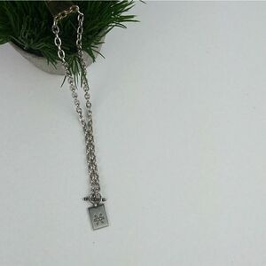 ♓Stainless steel Pisces zodiac necklace